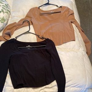 Hollister Baby tee size medium